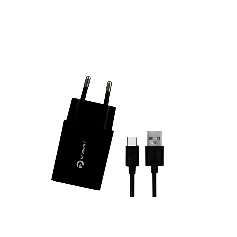 PHONEAKS TYPE-C USB 2.1 Amper Şarj Cihazı