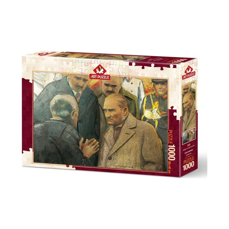 Art Puzzle 1000 Parça Atatürk Ve Depremzede 4589