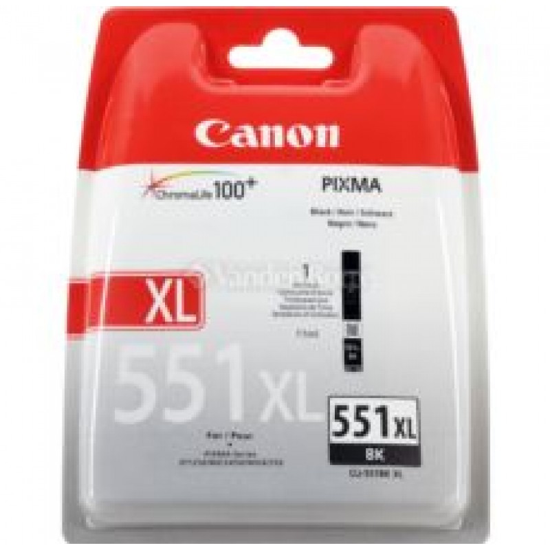 Canon CLI-551XL BK Black Siyah Yüksek Kapasiteli Mürekkep Kartuş IP7250 MX925