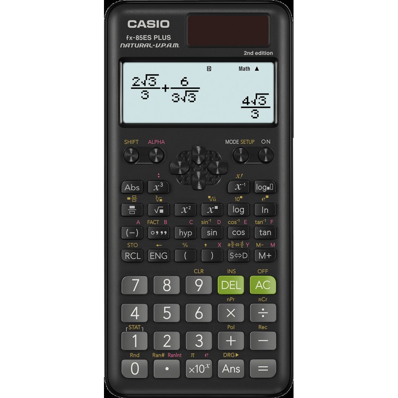Casio FX-85ES PLUS 2. Versiyon Bilimsel Fonksiyonlu Hesap Makinesi