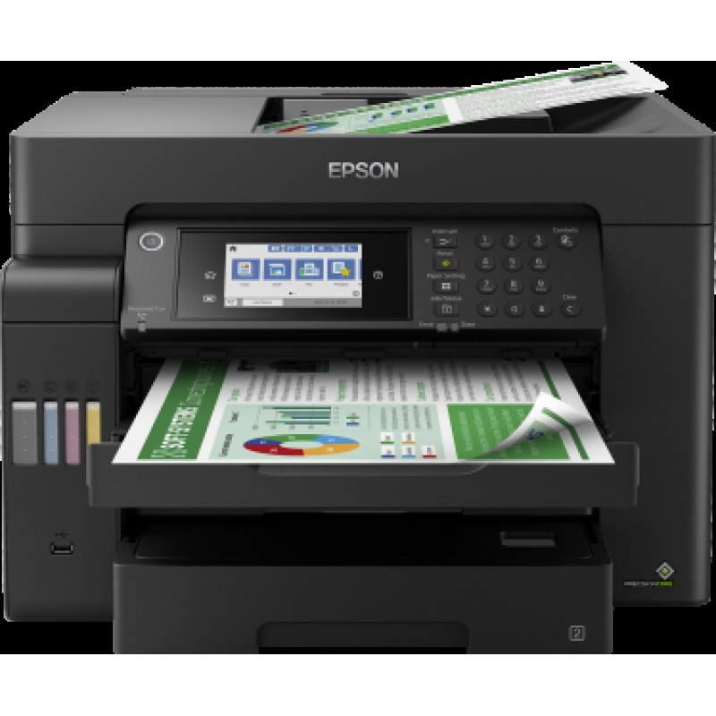 Epson L15150 Yazıcı-Tarayıcı-Fotokopi-Faks Renkli Mürekkep Tanklı Yazıcı A3