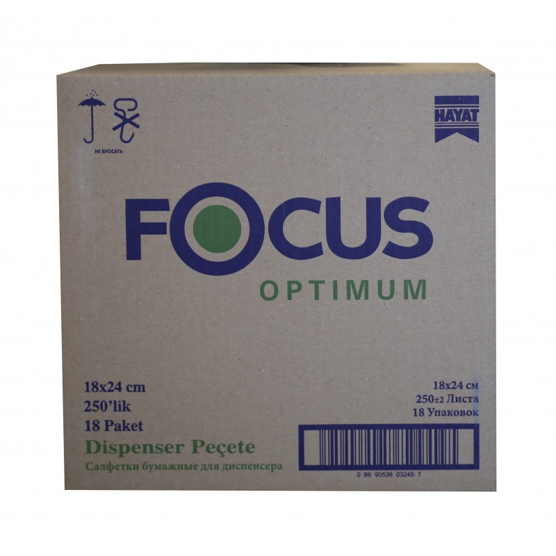 Focus Optimum Dispenser 18x24 250lik koli 18paket