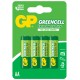 GP Greencel R6 AA Boy Çinko Kalem Pil 4'lü Paket GP15G-U4