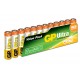 Gp R03 AAA Boy Ultra Alkalin İnce Kalem Pil 12'li Paket GP24AU-VS12