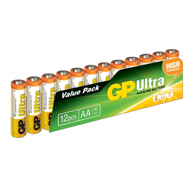 Gp R6 AA Boy Ultra Alkalin Kalem Pil 12'li Paket GP15AU-VS12