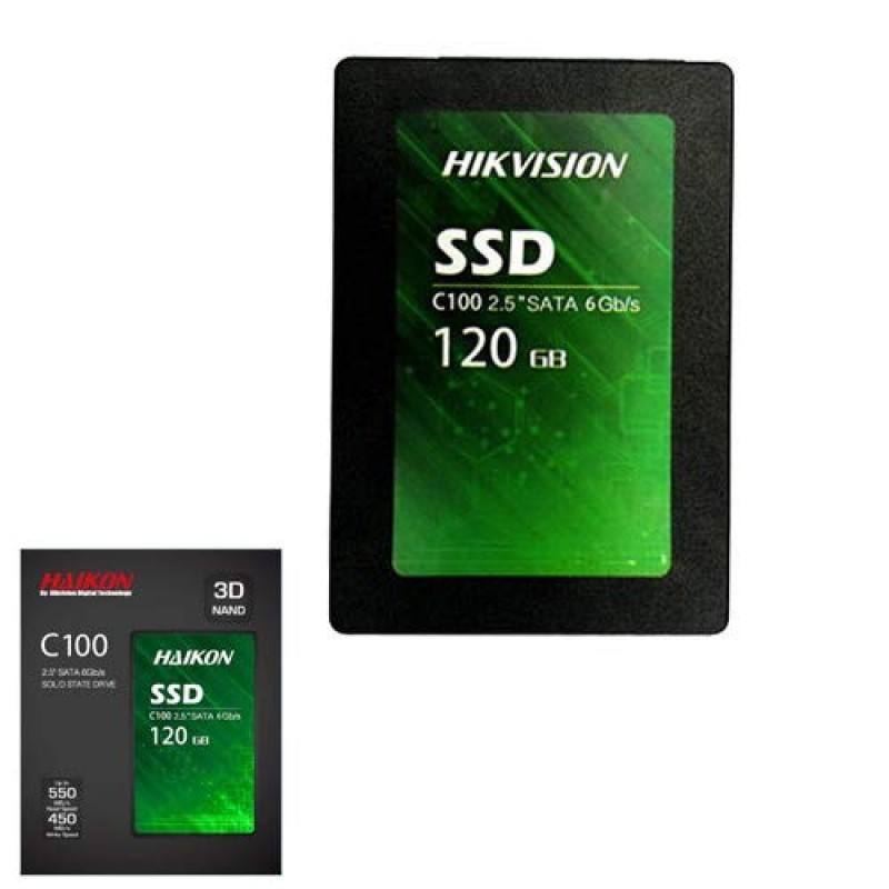 Hikvision 120Gb Ssd Disk Sata 3 Hs-Ssd-C100-120G 550Mb-450Mb Harddisk