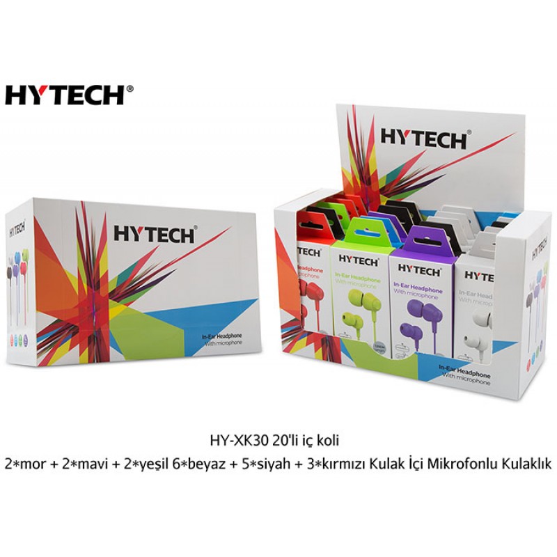 Hytech HY-XK30 Hansfree Witc Mic Beyaz Kulaklık