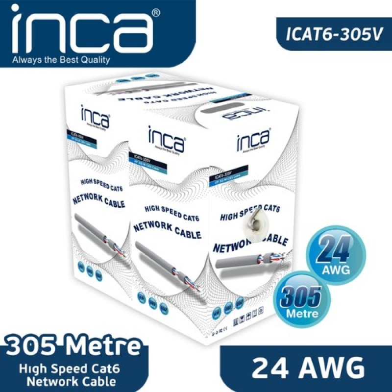 INCA ICAT-305V CAT6 23 AWG 305MT 057mm