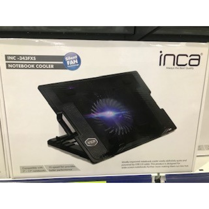 Inca Inc-343fxs Siyah Sessiz Usb Stand Ayarlı Notebook Soğutucu