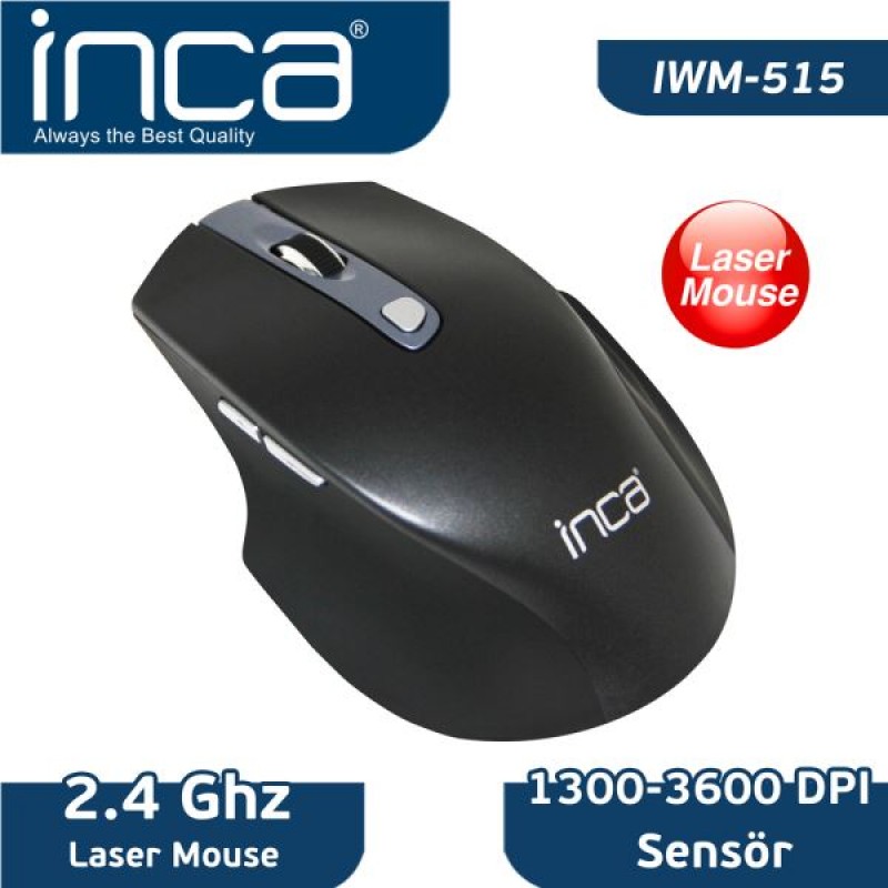 Inca IVM-515 1300-3600 High Dpi Low Power Laser Wireless Mouse