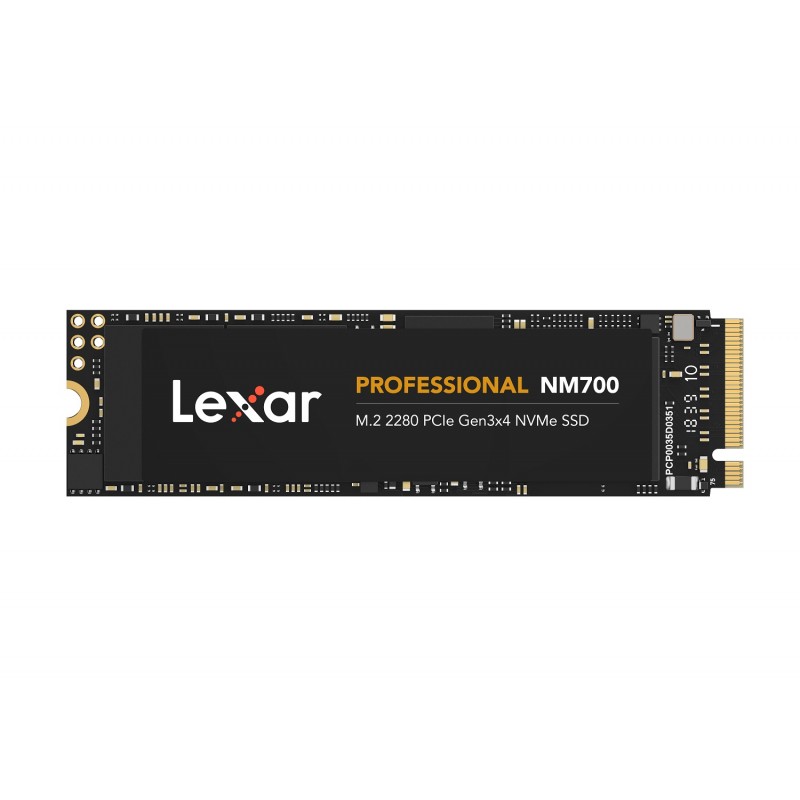 Lexar 256GB PCIe M2 NM700 NVMe 3D 3500-1200 5Y Ssd Harddisk