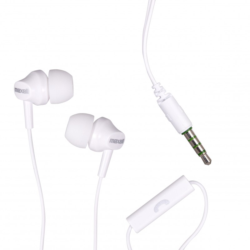 Maxell EB-875 Beyaz Kulakiçi Mikrofonlu Kulaklık Tek Jaklı