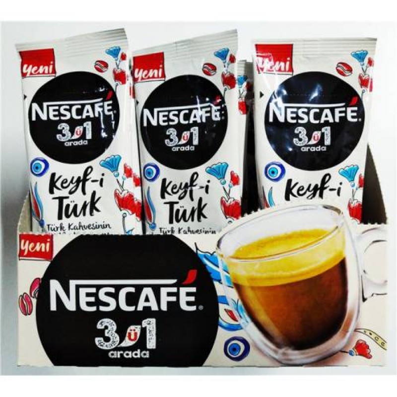 Nestle Nescafe 3ü1 arada 24lü Keyf-i Türk Kahvesi