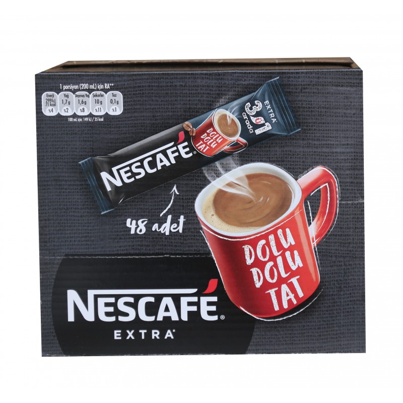 Nestle Nescafe 3ü1 Arada Extra 48 Adet 16,5gr phnx 12379703