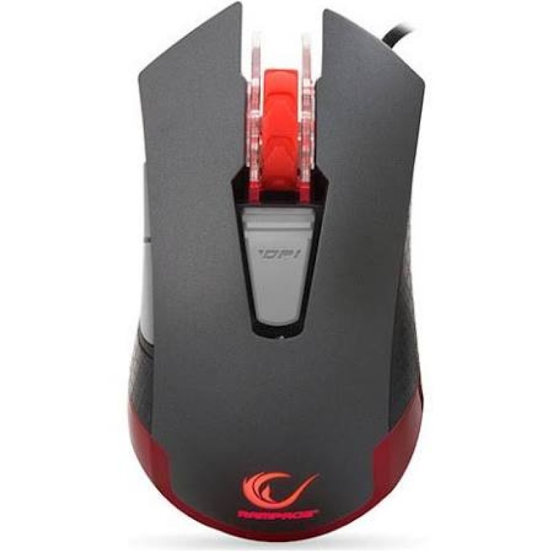 Rampage SMX-R11 CYREX Usb Siyah-Kırmızı 1200-4000Dpi Makrolu Oyuncu Mouse