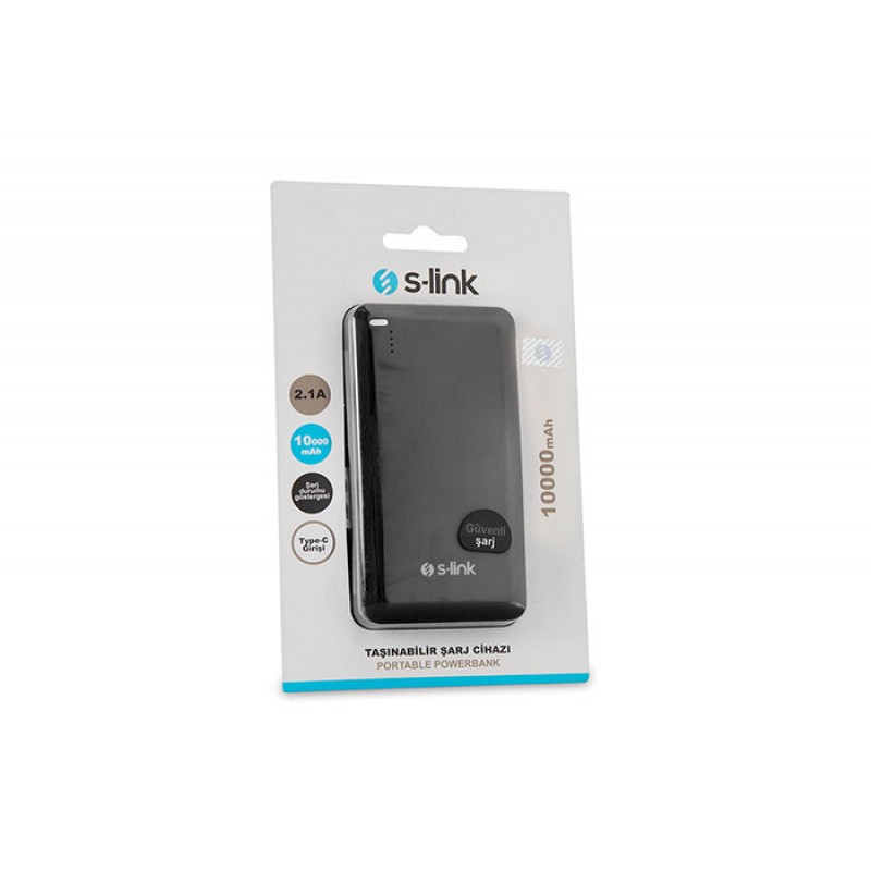 S-link IP-G100 10000mah Siyah Taşınabilir Pil Şarj Cihazı