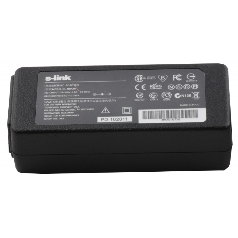 S-link SL-NBA80 22w 9.5V 2.315A 4.8-1.7 Notebook Adaptörü