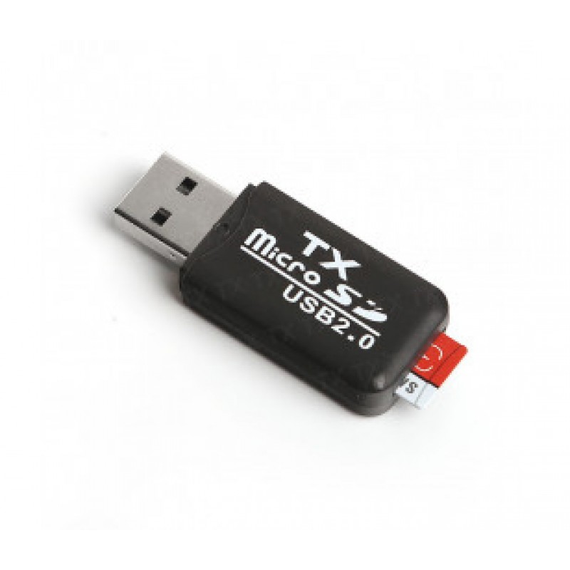 TX UCR204 USB 2.0 MicroSD Kart Okuyucu - Siyah