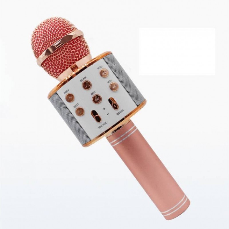 Wster Ws-858 Rose Gold Bluetooth Karaoke Mikrofon