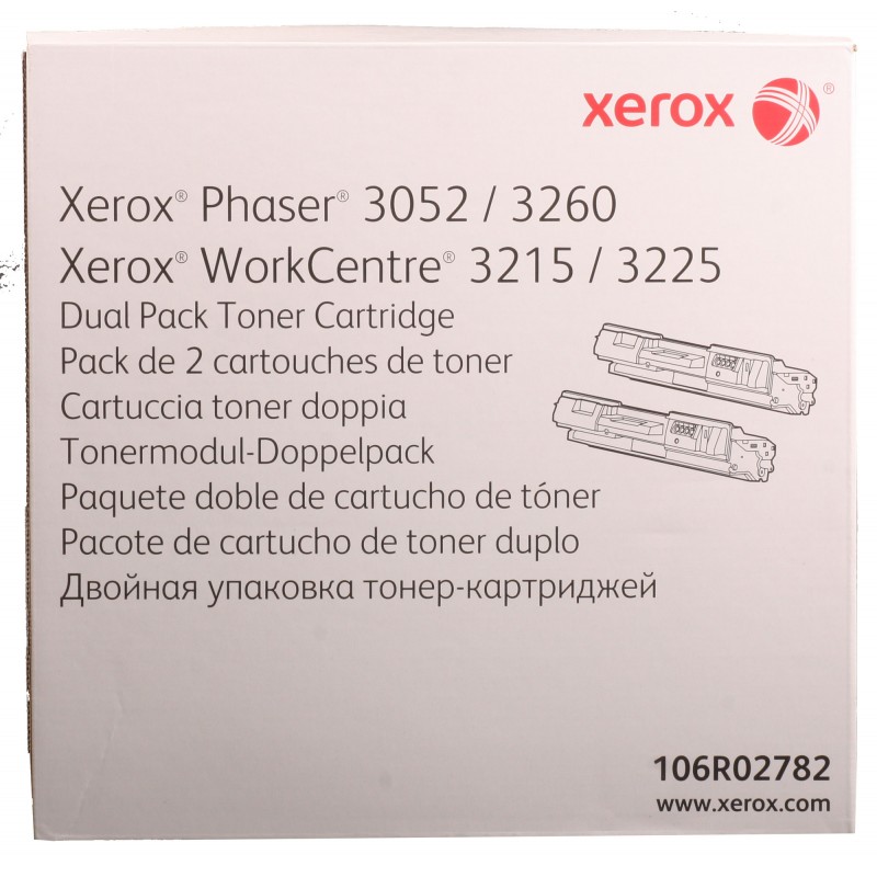 Xerox 106R02782 Phaser 3052-3260- WC 3215-3225 Dual Pack 6.000 Sayfa